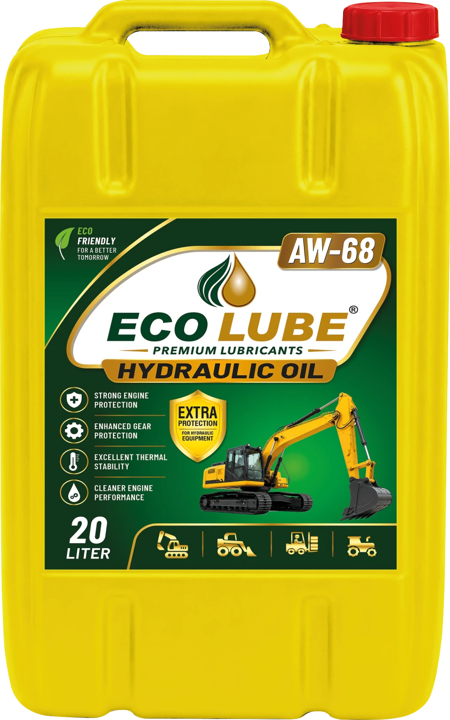 ECO LUBE Hydraulic Oil AW-68, 20 L pack