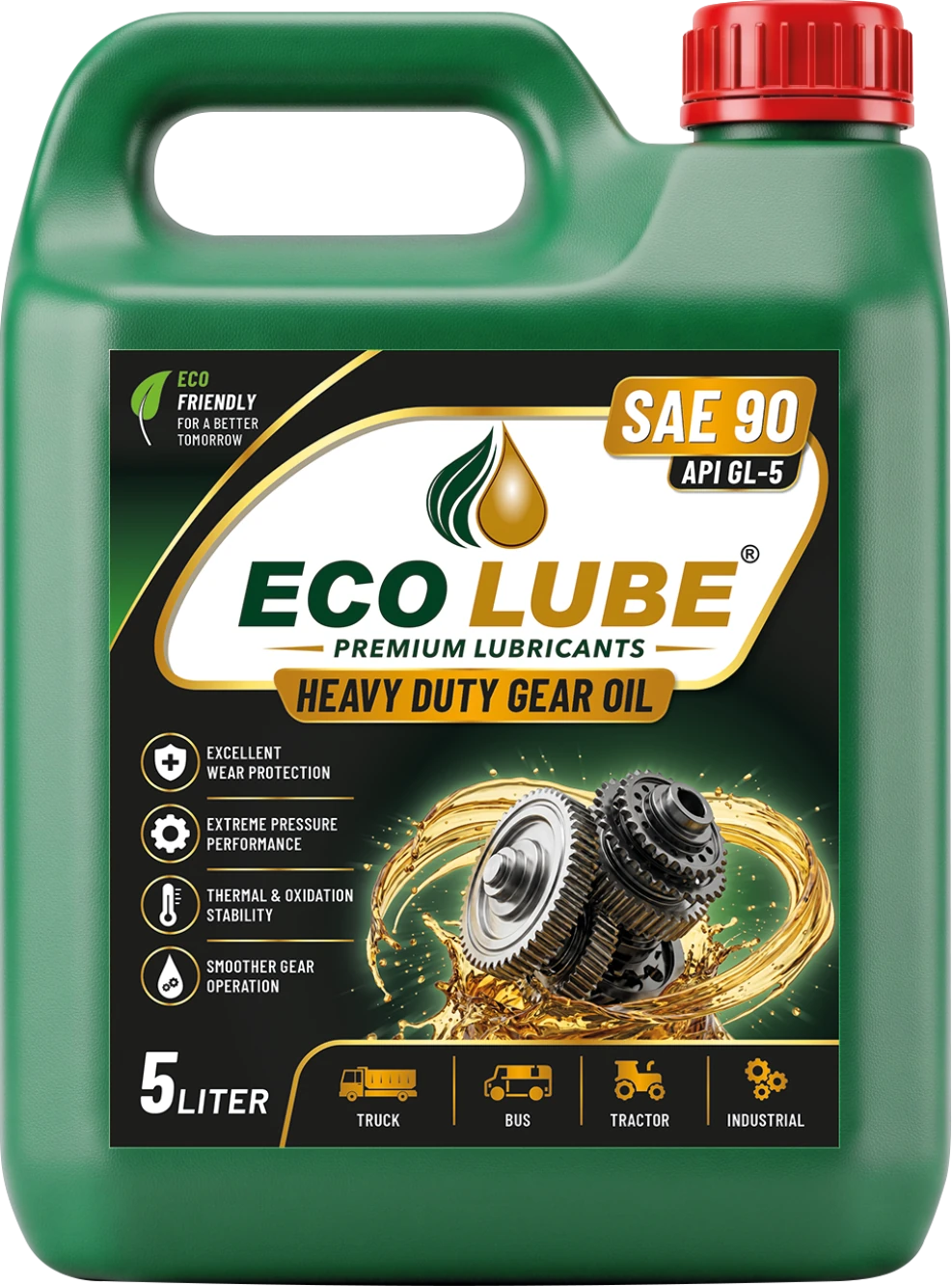 ECO LUBE Gear Oil SAE 90, 5 L pack