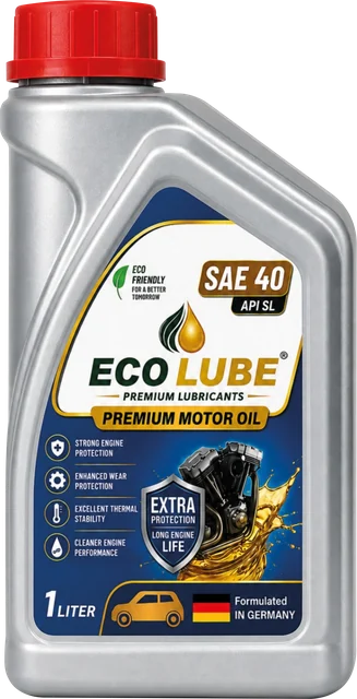 ECO LUBE Motor Engine Oil SAE 40, 1 L pack