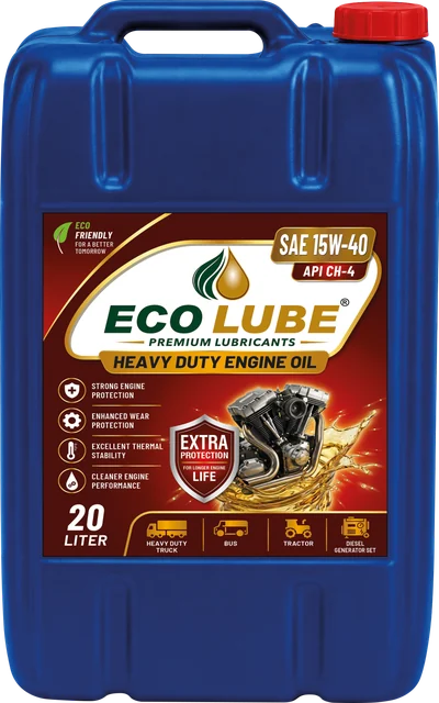 ECO LUBE Heavy Duty Engine Oil SAE 15W-40, 20 L pack
