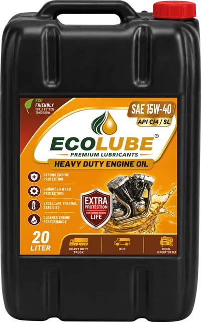 ECO LUBE Heavy Duty Engine Oil SAE 15W-40, 20 L pack