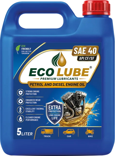 ECO LUBE Motor Engine Oil SAE 40, 5 L pack