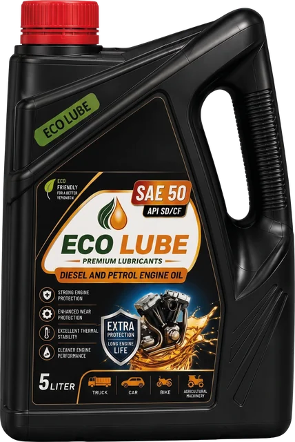 ECO LUBE Diesel Engine Oil SAE 50, 5 L pack