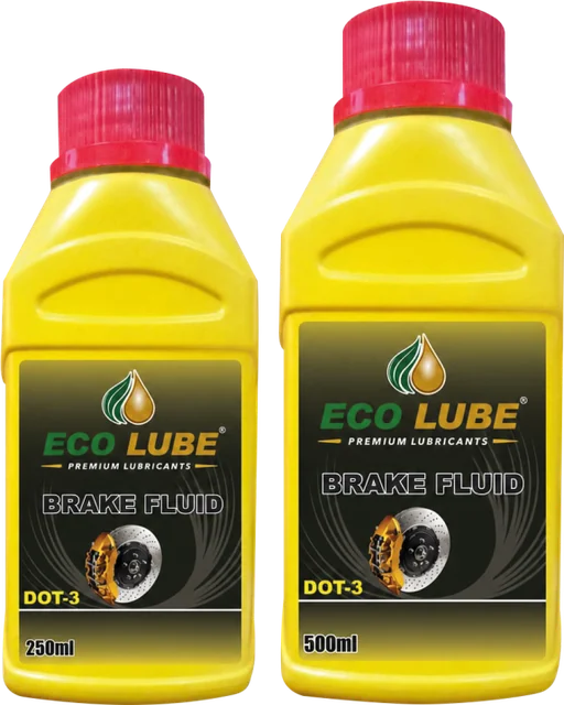 ECO LUBE Brake Fluid DOT-3 & DOT-4, 250 / 500 ml pack